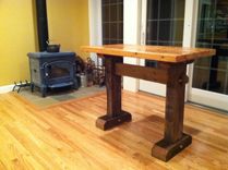 Recoverd Barn Wood Dining Table 1 small