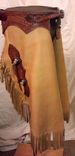 Butter Soft Deer Tanned Cowhide Chinks. 1 small