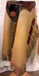 Butter Soft Deer Tanned Cowhide Chinks. 2 small