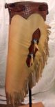 Butter Soft Deer Tanned Cowhide Chinks. 3 small
