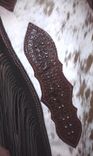 Hair On Cowhide Chinks. 2 small