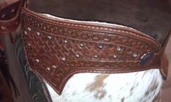 Hair On Cowhide Chinks. 4 small