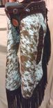 Hair On Cowhide Chinks. 6 small