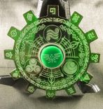 Legend Of Zelda Gate Of Time Green Translucent Acrylic Laser Cut Fidget Spinner For Kids Or Adults 1 small