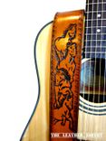 Wild Horse Leather Adjustable Guitar Strap 1 small
