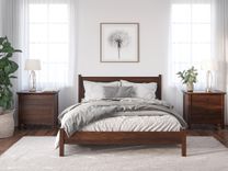 Modern Walnut Bed Frame 2 small