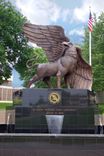 Bronze School Macot Bronze Sculpture Missouri Western University 1 small