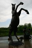 Bronze Animal Horse Sculpture Statue Monument 3 small