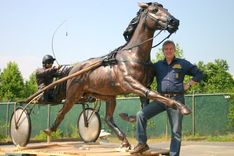 Bronze Animal Horse Sculpture Statue Monument 6 small