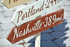 Rustic Directional Destination Wood Sign. Gift For Parents, Friends And Family. 3 small