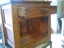 Bed Side Cabinet White Oak 4 small