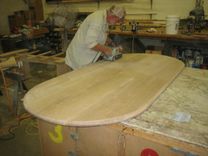 Quarter Sawn White Oak Small Conference Table 7 small