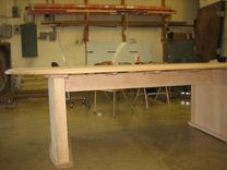 Quarter Sawn White Oak Small Conference Table 9 small