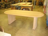 Quarter Sawn White Oak Small Conference Table 10 small