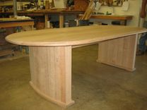Quarter Sawn White Oak Small Conference Table 2 small