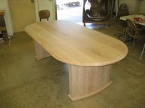 Quarter Sawn White Oak Small Conference Table 3 small