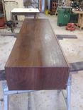 Walnut Desk With Three Drawers No Base 3 small