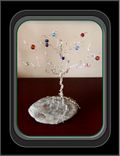 Family Birthstone Tree, Family Tree,  Grandmother Gift, Mother Gift, Birthstone Gifts 4 small