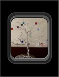 Family Birthstone Tree, Family Tree,  Grandmother Gift, Mother Gift, Birthstone Gifts 3 small