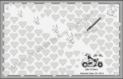Biker Wedding, Motercycle Decor, Biker Jewelry, Biker Bride,Biker Cake Toppers 2 small