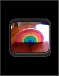 Learning Toys, Wooden Toys, Rainbow Stackers, Child Toys, Waldorf Toys, Rainbow, Wood Toys 4 small