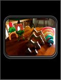 Wood Sun Puzzle Toy, Waldorf Sun Toy, Handmade Wood Toddler Toys, Educational Toys 2 small