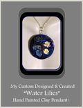 Custom Jewelry, Monet, Water Lilies,   Art Jewelry 2 small