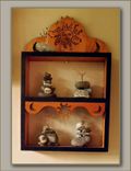 Custom Shelves,Wall Shelf, Display Shelf, Shadow Box Shelf,Sun And Moon Wall Art,Shelves,Spice Rack 4 small