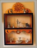 Custom Shelves,Wall Shelf, Display Shelf, Shadow Box Shelf,Sun And Moon Wall Art,Shelves,Spice Rack 2 small