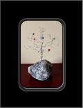 Tree Of Life Wire Art Tree Sculpture Copper Or Silver Tree On Natural Rock Base 6 small