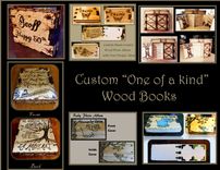 Gifts For Men, Wood, Photo album, Memory Book, Gifts For Women, Wood Books, Journal 4 small