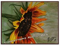 Sunflower Art,Original Watercolor Art,Sunflower Lovers Gift,Sunflowers, Custom Art, Nature Art 1 small