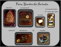 Fairy Garden Kit,Fey Garden,Fairy Pixie Garden,Fairy Furniture,Fairies 2 small