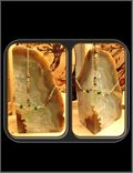 Copper And Green Gem Hair Chain, Custom Hairs Chains 2 small