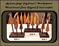 Cabin Decor,Tiny Forrests, Tree Sculptures, Tree Art, Nature Art, Trees 1 small