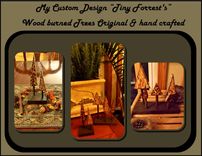 Cabin Decor,Tiny Forrests, Tree Sculptures, Tree Art, Nature Art, Trees 6 small