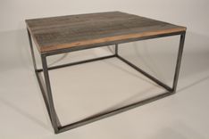 Reclaimed Wood Top Coffee Table 2 small
