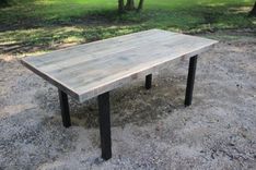 Reclaimed Wood Dinning Table 1 small