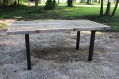 Reclaimed Wood Dinning Table 3 small