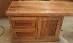 Mesquite Wall Unit / Desk 3 small