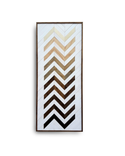 Chevron Wood Art, Wood Wall Sculputure, Wall Art Wood, Zig Zag Art 1 small