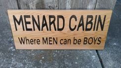 Cedar Name Signs 2 small
