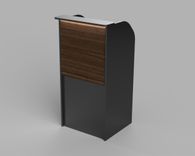 Newbury Park Collection Hostess Stands, Check-In Desk, Entry Podium, Guest Services Desk, Front Desk 2 small