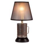 Vintage Rustic Handled Tin Lamp 1 small