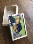 Rooster Hand Painted Small Box 4 small