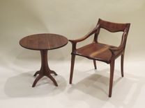 Hardwood Low Back Chair 3 small