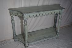 Swedish Table. Dim. 54'' X 18'' Dp. X 33'' Ht. 1 small