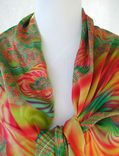 Silk Scarf Digital Print With Fractal Design 1 small