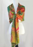 Silk Scarf Digital Print With Fractal Design 2 small