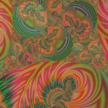 Silk Scarf Digital Print With Fractal Design 3 small